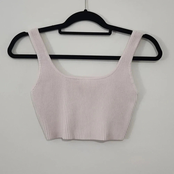 Babaton Tops - Babaton sculpt knit squareneck cropped tank